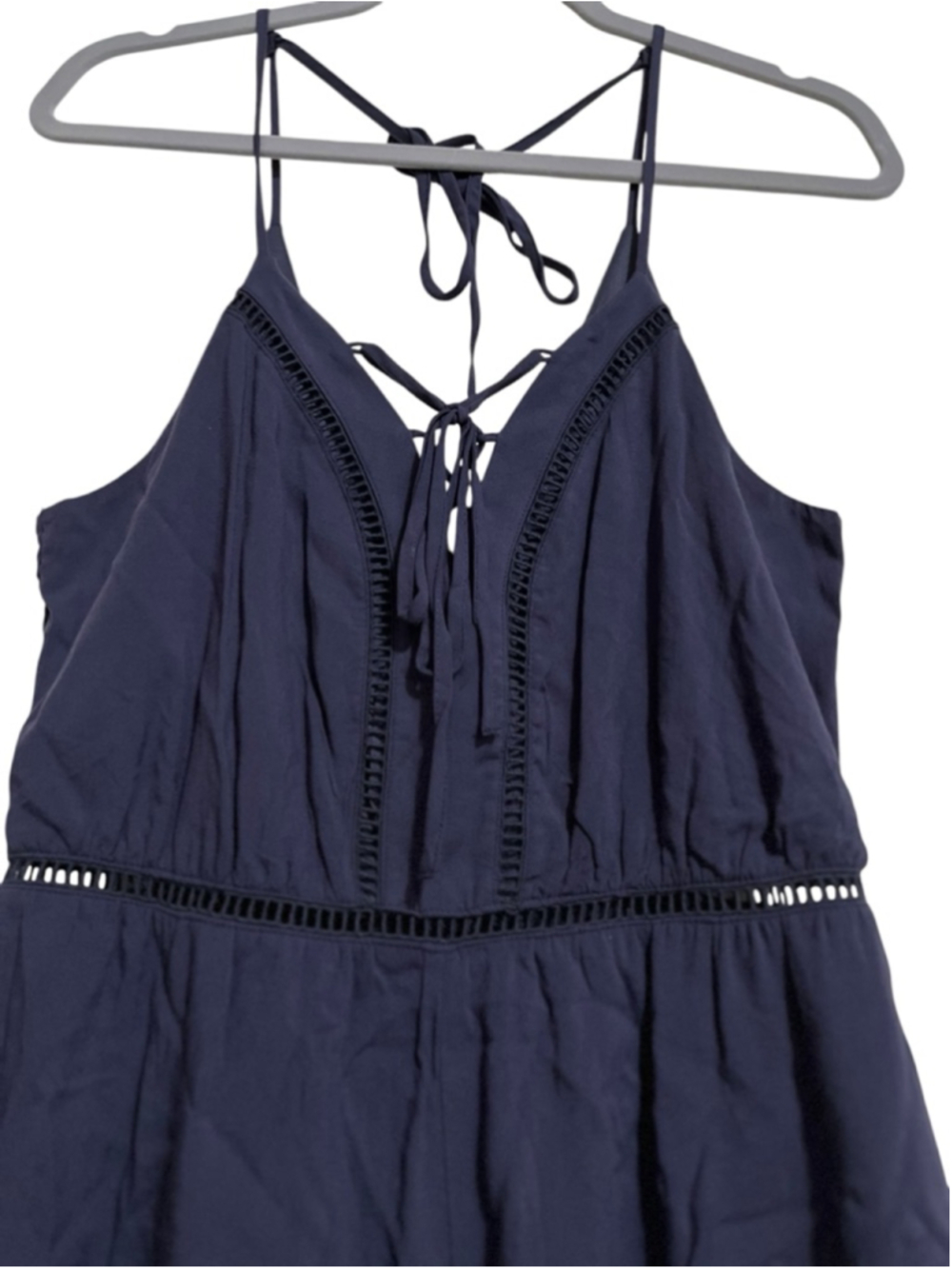 EUC Women's Blue Rain Navy Romper M - Picture 3 of 6